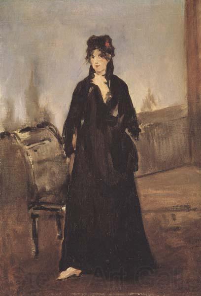 Edouard Manet Portrait de Berthe Morisot (mk40) Norge oil painting art